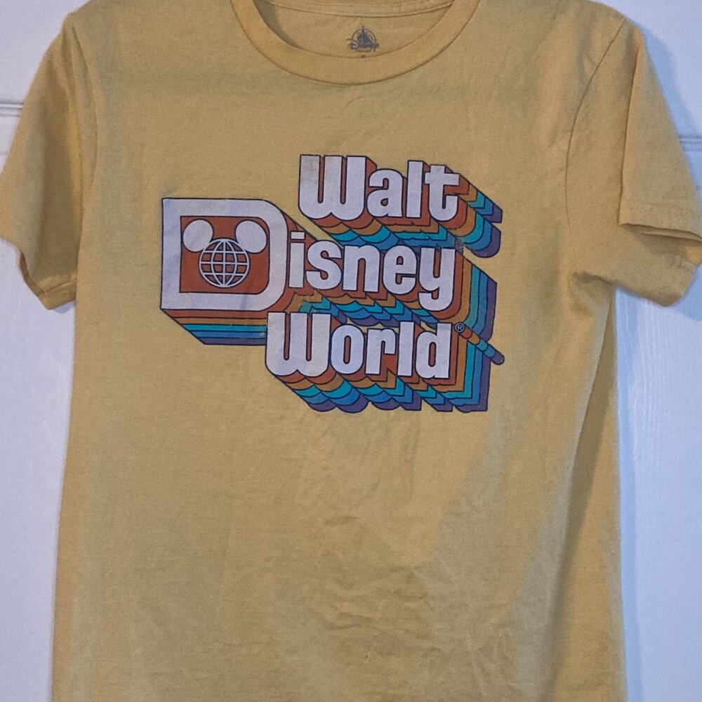 Walt Disney World Yellow Women's T-Shirt - Disney Resort Exclusive - Size S